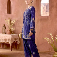 Midnight Bloom Salwar set