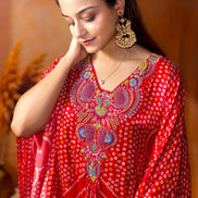 Surkh kaftan set