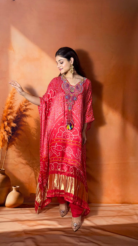 Surkh kaftan set