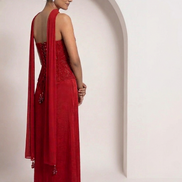Ruby Drape Corset Set